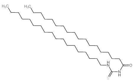 N-(octadecylthiocarbamoyl)octadecanamide结构式