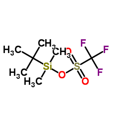 tert-Butyldimethylsilyl Trifluoromethanesulfonate Structure