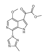 -2-(4-甲氧基-7-(3-甲基-1H-1,2,4-三唑-1-基)-1H-吡咯并[2,3-c]吡啶图片