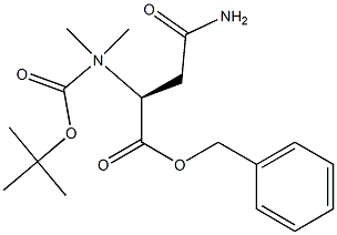 (s)-benzyl 2-((tert-butoxycarbonyl)amino)-4-(dimethylamino)-4-oxobutanoate Structure