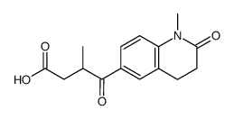 4-oxo-4-(1-methyl-2-oxo-1,2,3,4-tetrahydroquinolin-6-yl)-3-methylbutanoic acid Structure