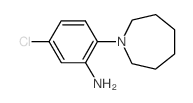 2-(1-Azepanyl)-5-chloroaniline结构式