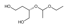 (2S,1'RS)-2-(1'-ethoxyethyloxy)-1,4-butanediol Structure