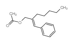 alpha-amyl cinnamyl acetate Structure