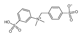 N,N-dimethyl-3-sulfo-N-(4-sulfo-benzyl)-anilinium betaine Structure