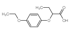 2-(4-乙氧基苯氧基)-丁酸结构式