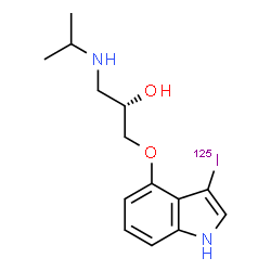 3-iodopindolol Structure