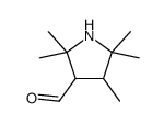 2,2,4,5,5-pentamethylpyrrolidine-3-carbaldehyde结构式