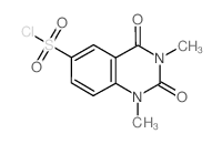 1,3-DIMETHYL-2,4-DIOXO-1,2,3,4-TETRAHYDRO-QUINAZOLINE-6-SULFONYL CHLORIDE structure