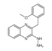 Hydrazino-2 (o-methoxybenzyl)-3 quinoxaline结构式