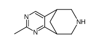 5,9-Methano-5H-pyrimido[4,5-d]azepine, 6,7,8,9-tetrahydro-2-methyl Structure