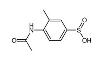 6-acetylamino-toluene-3-sulfinic acid Structure