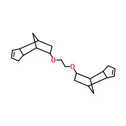 8,8'-[1,2-Ethanediylbis(oxy)]bis(tricyclo[5.2.1.02,6]dec-3-ene) Structure