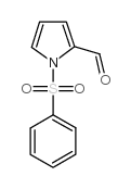 1-(苯磺酰)-2-吡咯甲醛结构式