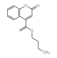 4-(1-BUTOXYVINYL)CHROMEN-2-ONE Structure