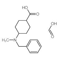 4-(benzyl-methyl-amino)cyclohexane-1-carboxylic acid; formic acid结构式