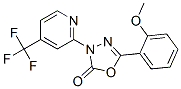 1,3,4-oxadiazol-2(3h)-one, 5-(2-methoxyphenyl)-3-[4-(trifluoromethyl)-2-pyridinyl]- picture