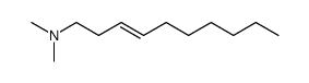 E-N,N-dimethylamino-1 decene-3结构式