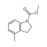 N-Carbomethoxy-4-methylindoline Structure