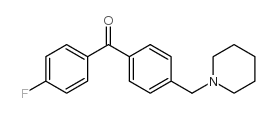 4-FLUORO-4'-PIPERIDINOMETHYL BENZOPHENONE structure