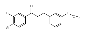 4'-BROMO-3'-FLUORO-3-(3-METHOXYPHENYL)PROPIOPHENONE图片