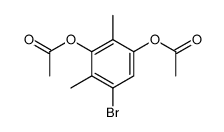 5-Brom-2,4-dimethyl-resorcin-diacetat Structure