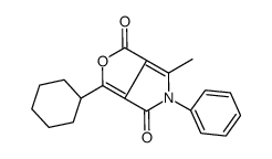 1-cyclohexyl-4-methyl-5-phenylfuro[3,4-c]pyrrole-3,6-dione Structure