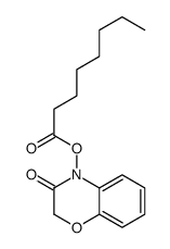 (3-oxo-1,4-benzoxazin-4-yl) octanoate Structure