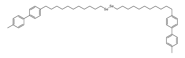 1-methyl-4-[4-[11-[11-[4-(4-methylphenyl)phenyl]undecyldiselanyl]undecyl]phenyl]benzene结构式