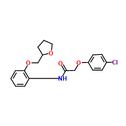 2-(4-Chlorophenoxy)-N-[2-(tetrahydro-2-furanylmethoxy)phenyl]acetamide Structure