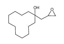 1-(2,3-epoxypropyl)-cyclododecan-1-ol Structure