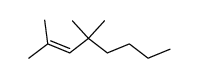 2,4,4-trimethyl-oct-2-ene结构式