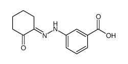 3-[2-(2-oxocyclohexylidene)hydrazinyl]benzoic acid结构式