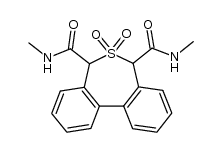 N,N'-dimethyl-6,6-dioxido-5,7-dihydrodibenzo[c,e]thiepin-5,7-dicarboxamide Structure