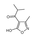 1-Propanone,1-(5-hydroxy-3-methyl-4-isoxazolyl)-2-methyl-(9CI) structure