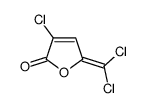 3-chloro-5-(dichloromethylidene)furan-2-one Structure