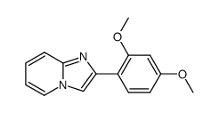 2-(2,4-dimethoxyphenyl)imidazo<1,2-a>pyridine Structure