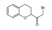 2-bromo-1-(3,4-dihydro-2H-chromen-2-yl)ethanone结构式