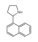 2-(Naphthalen-1-yl)pyrrolidine Structure