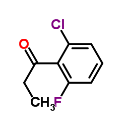 1-(2-Chloro-6-fluorophenyl)-1-propanone Structure