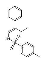 (E)-4-methyl-N'-(1-phenylpropylidene)benzenesulfonohydrazide结构式