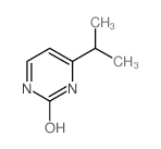 4-isopropyl-2-pyrimidinol(SALTDATA: 0.87HCl 0.27H2O 0.17NH4Cl) Structure