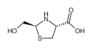 4-Thiazolidinecarboxylicacid,2-(hydroxymethyl)-,(2S-trans)-(9CI)结构式