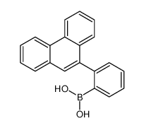 2-(菲-9-基)苯基]硼酸结构式