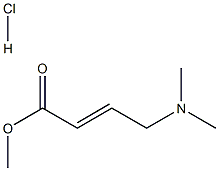 (E)-methyl 4-(dimethylamino)but-2-enoate hydrochloride Structure