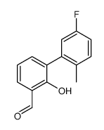 3-(5-fluoro-2-methylphenyl)-2-hydroxybenzaldehyde Structure