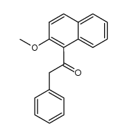 1-(2-methoxy-[1]naphthyl)-2-phenyl-ethanone Structure