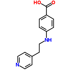 4-(2-(Pyridin-4-yl)ethylamino)benzoic acid structure