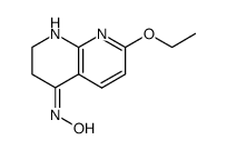 1,8-Naphthyridin-4(1H)-one,7-ethoxy-2,3-dihydro-,oxime,(Z)-(9CI) Structure