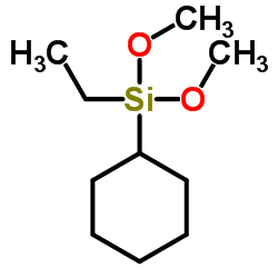 环己基乙基二甲氧基硅烷结构式